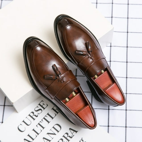 Spring Fashion Men Party And Wedding Loafers Italian Style Shoes
