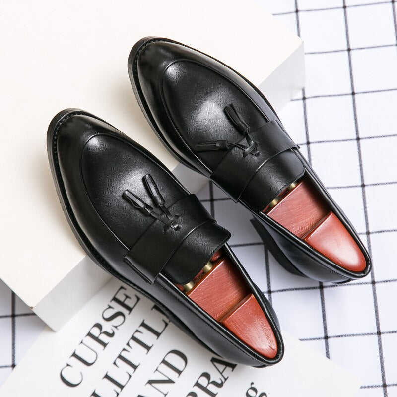 Spring Fashion Men Party And Wedding Loafers Italian Style Shoes