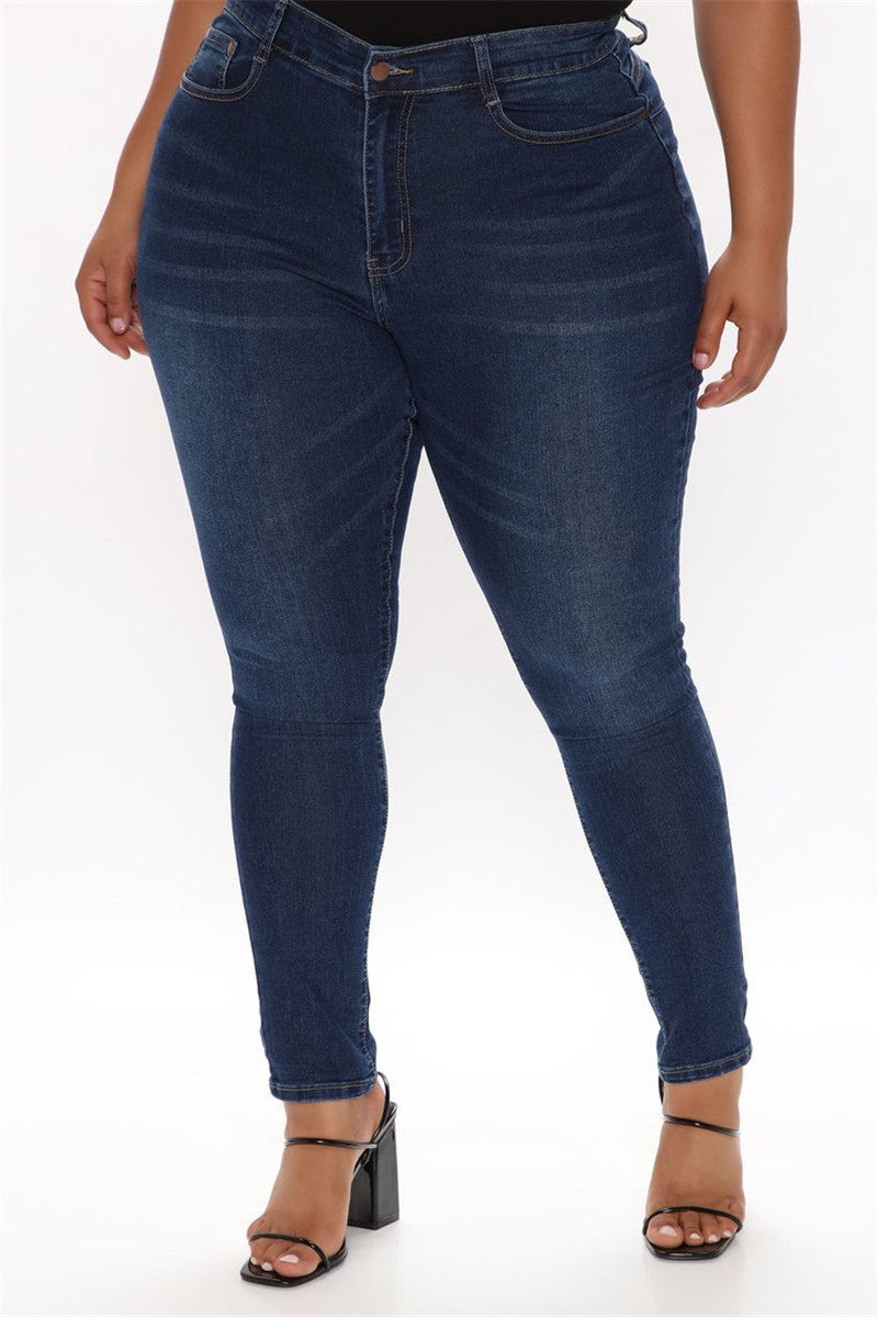 Jeans bleu denim pour femme