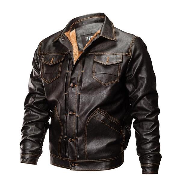 Veste en cuir pour homme Vedero 