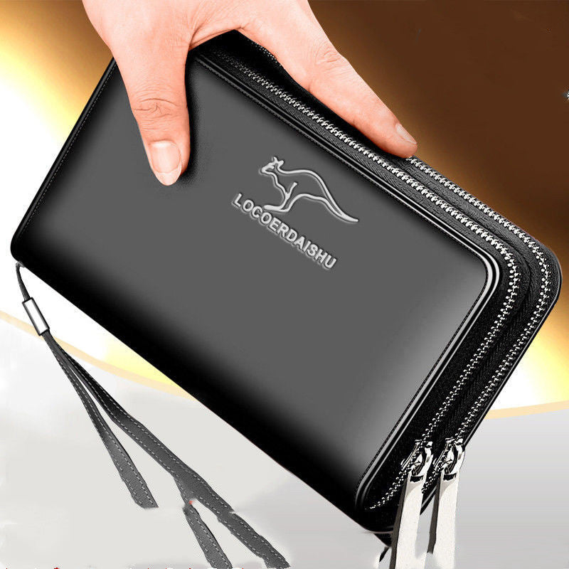 Multi-card slot large capacity zipper long bag