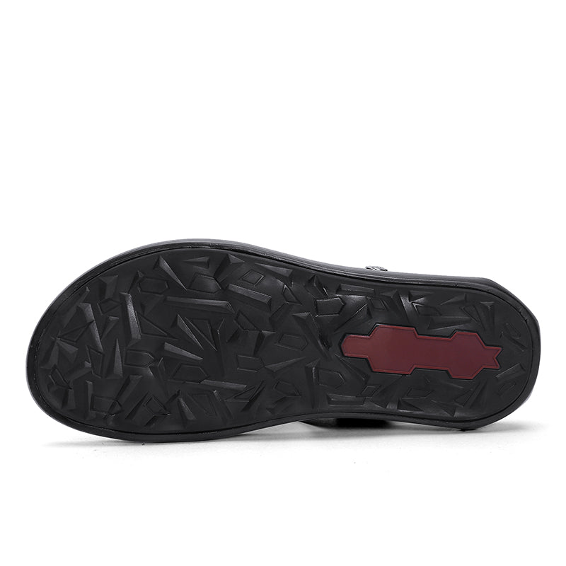 Sandales en cuir respirantes décontractées pour homme