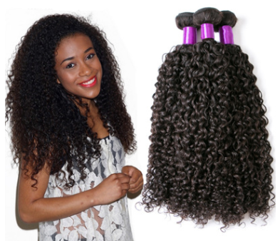 Cheveux humains vierges brésiliens Kinky Curly Brazil Real Wig Hair Curtain