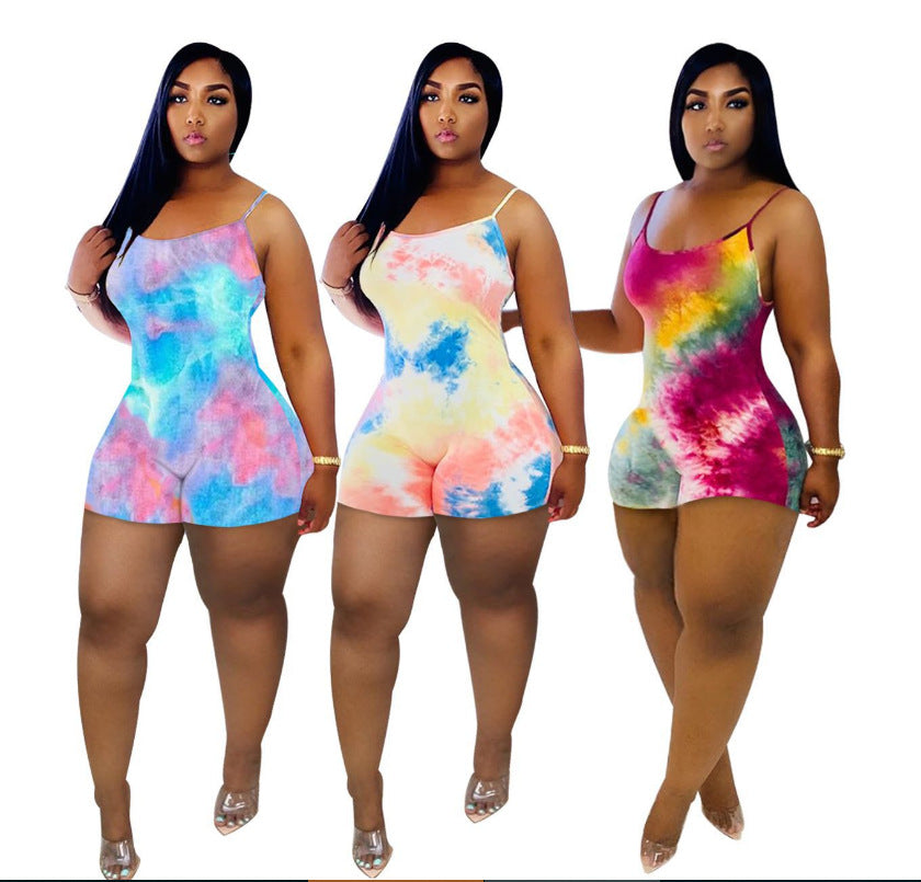 Mono de tirantes de chaleco de color degradado