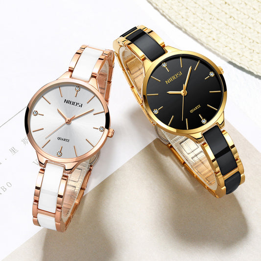 Waterproof Ceramic Quartz Watch