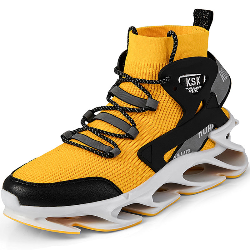 Baskets de mode tissées volantes pour hommes 