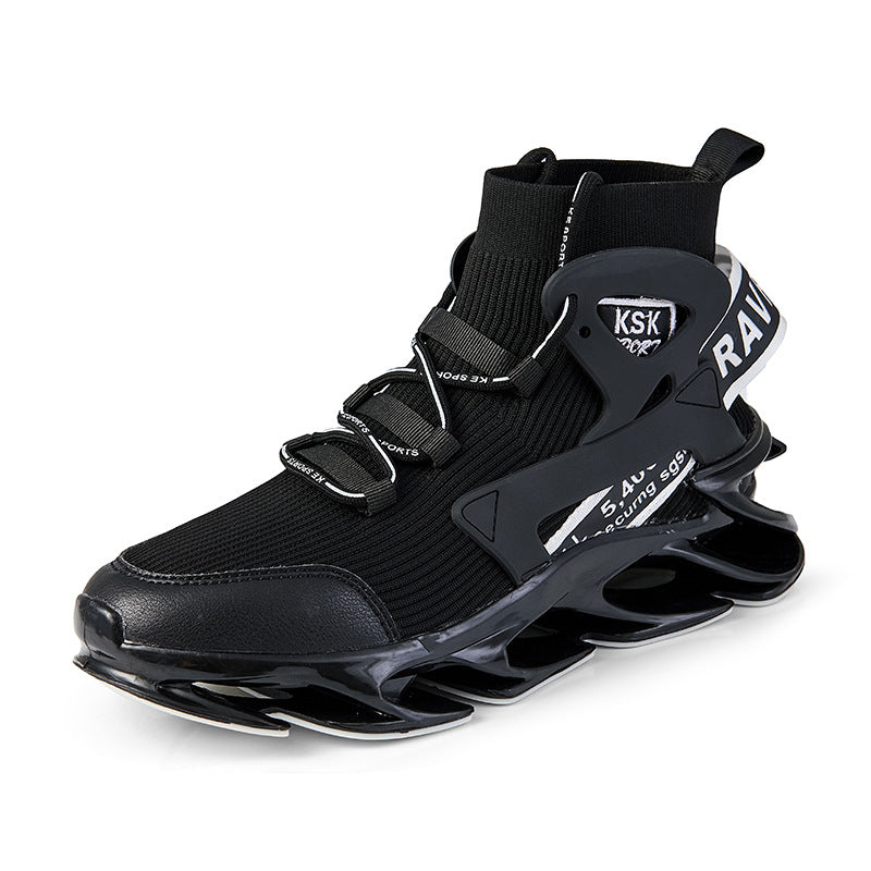 Baskets de mode tissées volantes pour hommes 