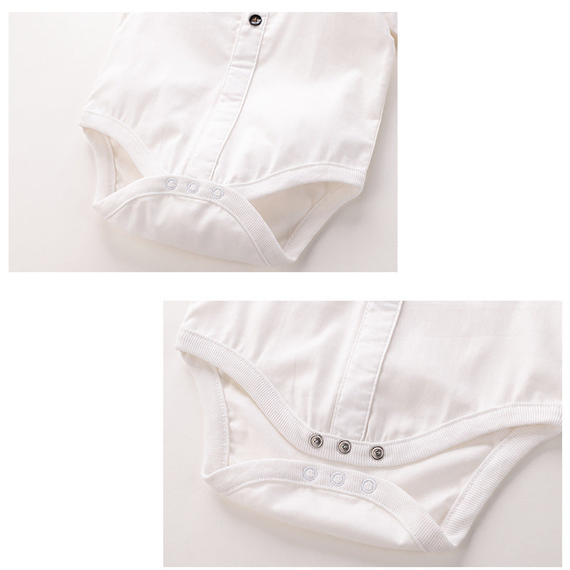 Ropa de traje de caballero con pajarita para bebé