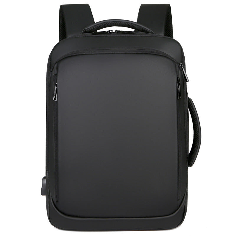 Multifunctional waterproof business computer bag USB charging backpack