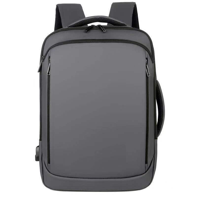 Mochila impermeable multifuncional para computadora de negocios con carga USB