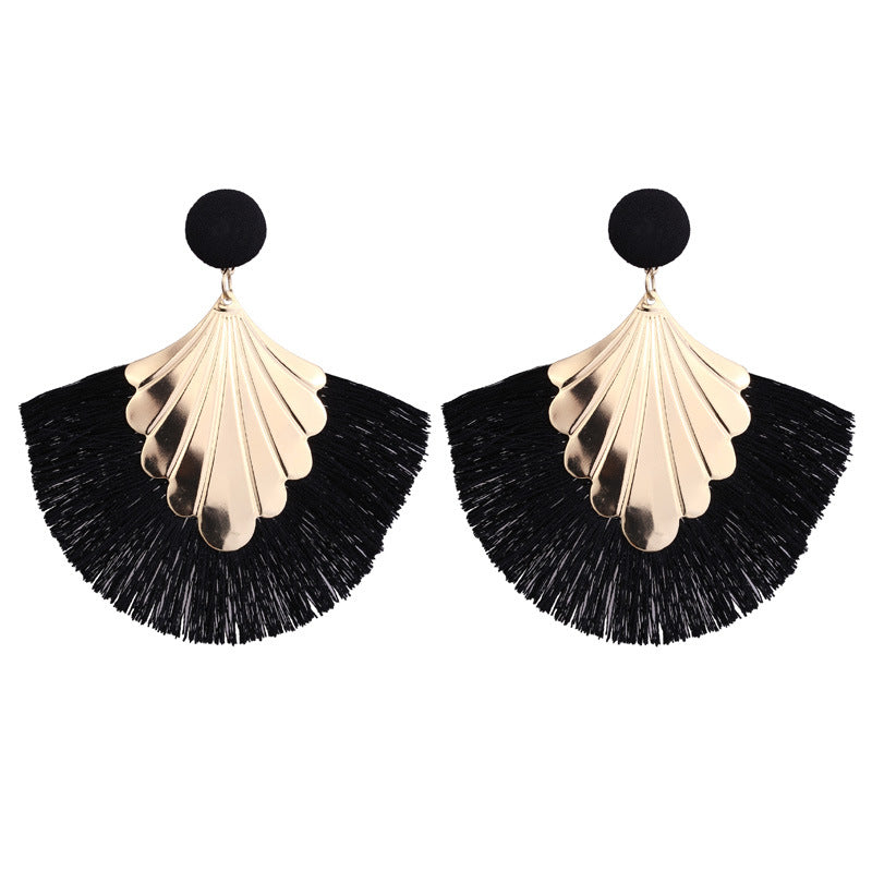 Pendientes de borla de moda