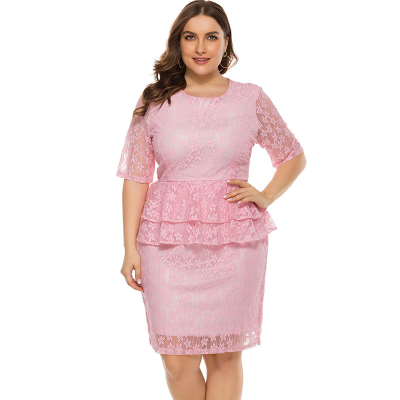 Women Full Lace Dress