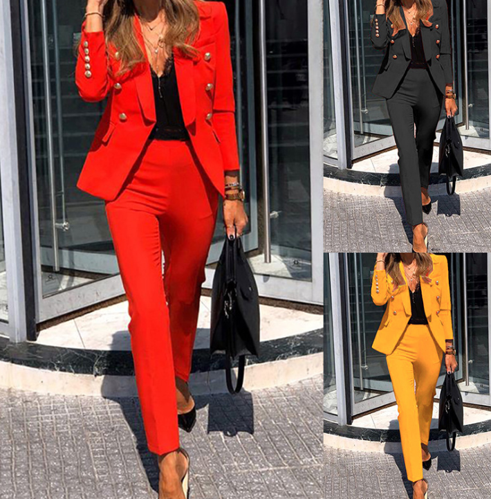 Women Two-Piece Casual Suit
