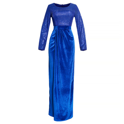 Sequined Banquet Evening Dress