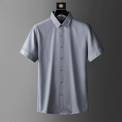 Slim-fit Men's Short-Sleeved Shirt