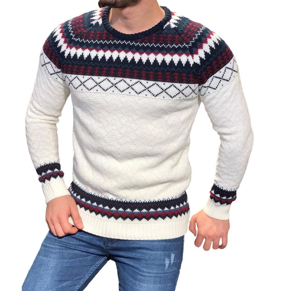 Jacquard Pullover Sweater Base