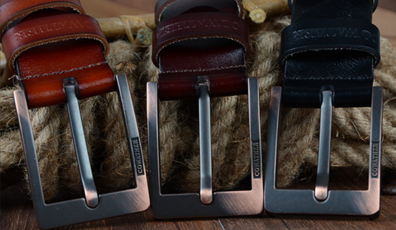 Ceinture en cuir pour hommes