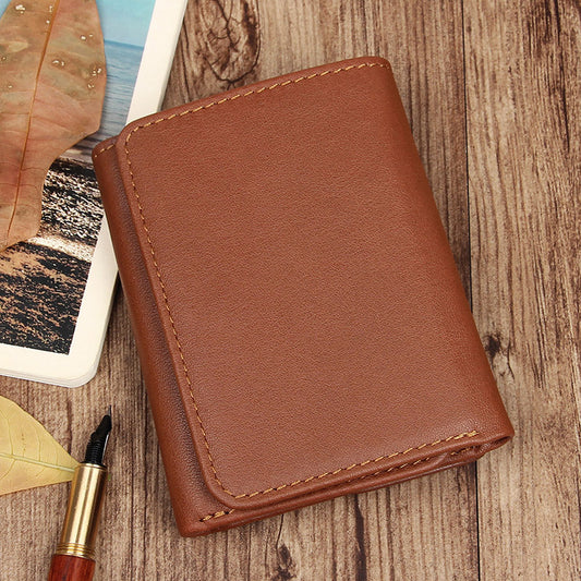 Retro Fashion Anti Scanning Leather Wallet