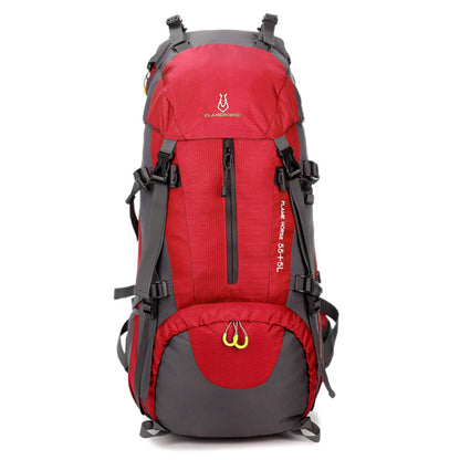 Mochila de viaje impermeable de nailon de gran capacidad para montañismo