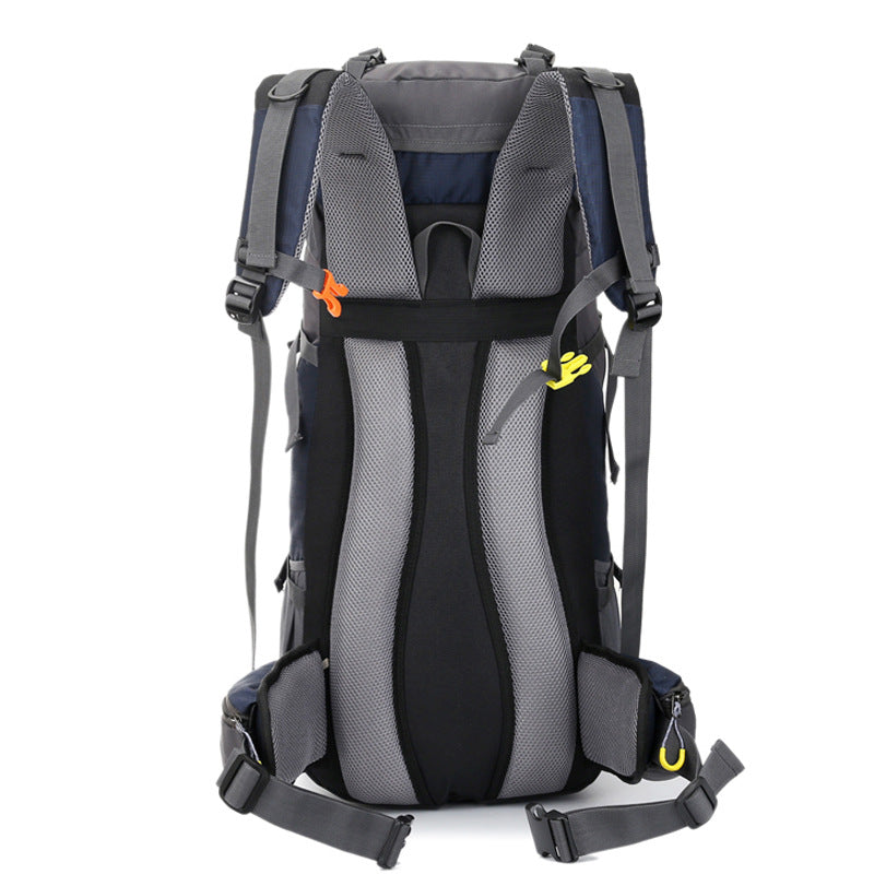 Mochila de viaje impermeable de nailon de gran capacidad para montañismo