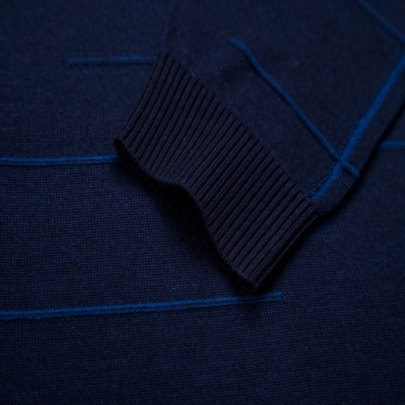 T-shirt à capuche et col rond à manches longues pour homme