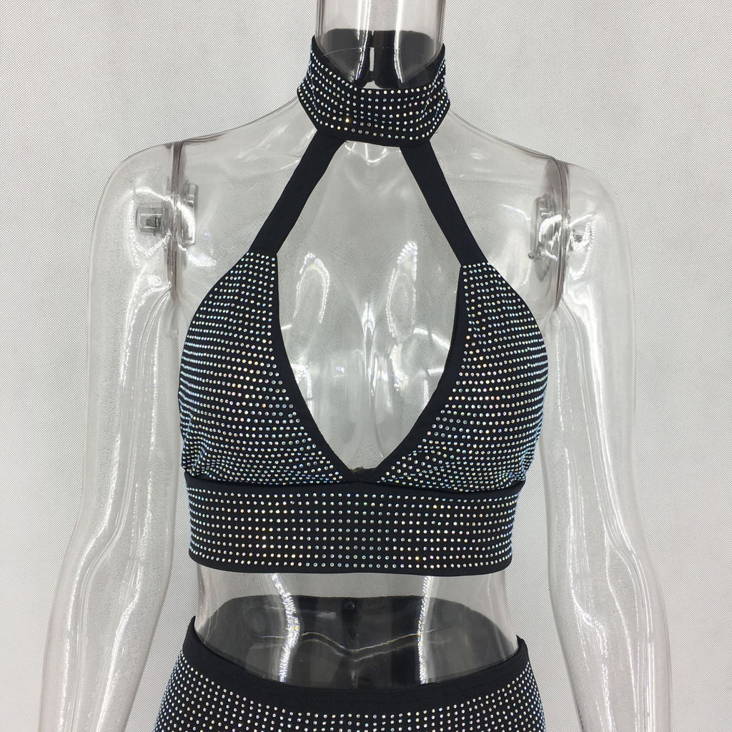 Robe à losanges à licou