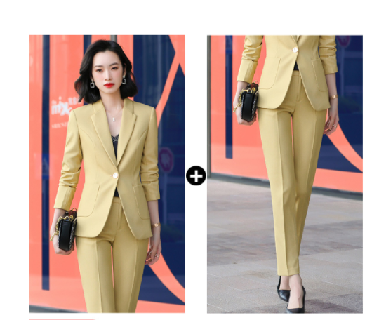 Spring And Autumn Fashion Temperament Commuter Women's Suits