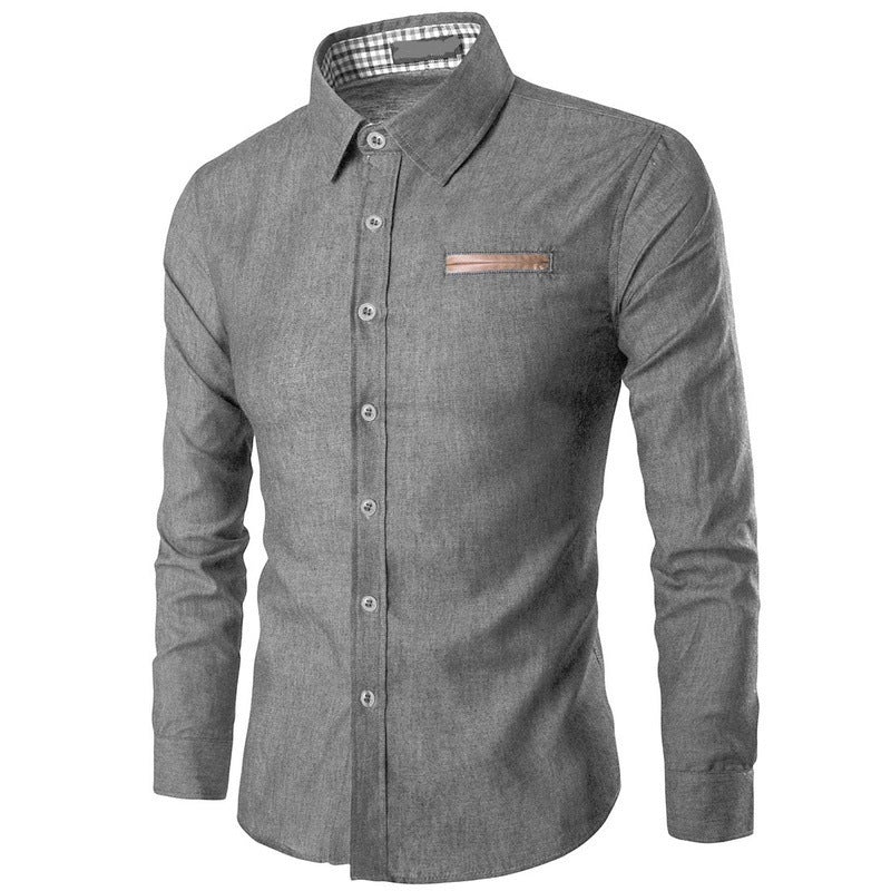 Camisa de vestir informal para hombre