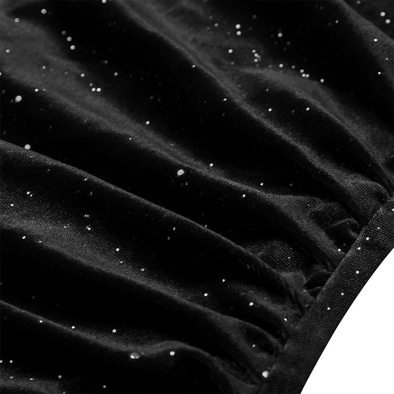 Robe minijupe fendue