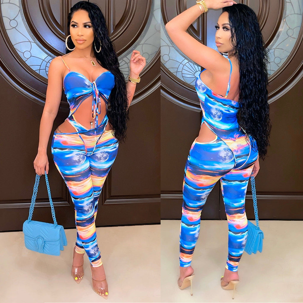 Mono recortado con estampado de seda de leche a la moda para mujer