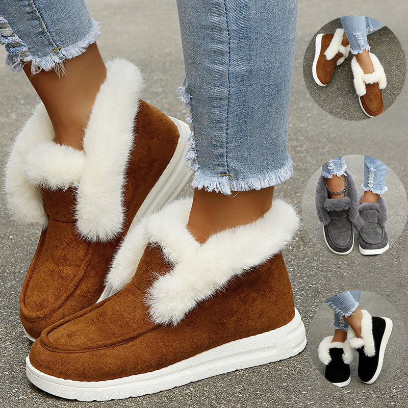 Women Plush Fur Ankle Boots