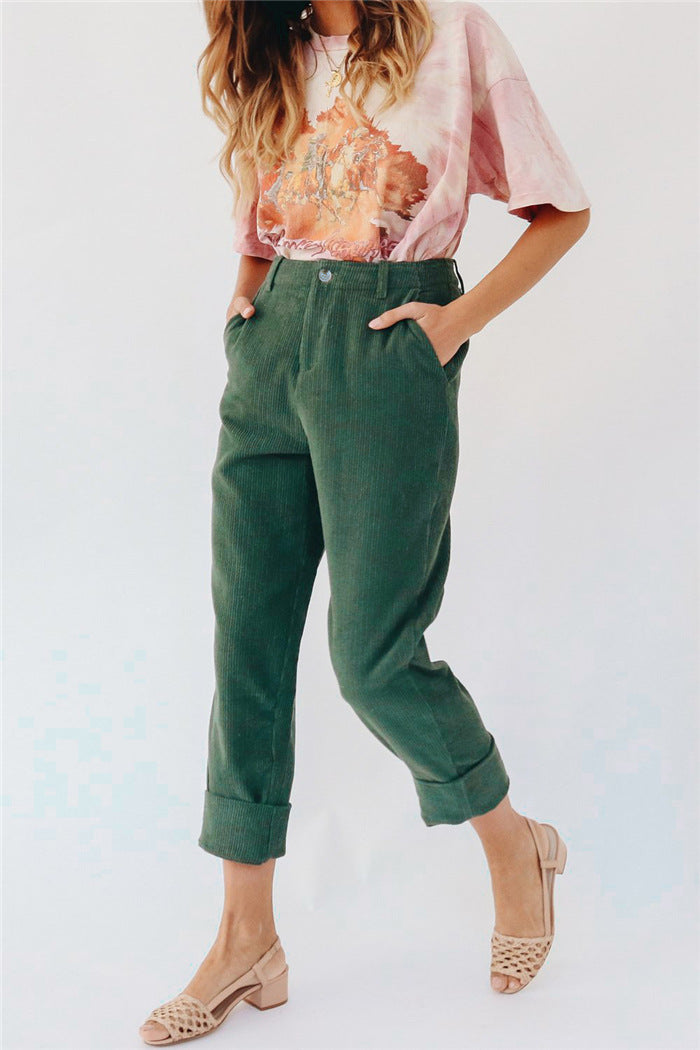 Spring Casual  Fashion Women Pants