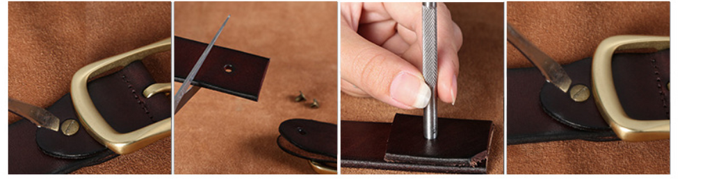 Ceinture en cuir pour hommes