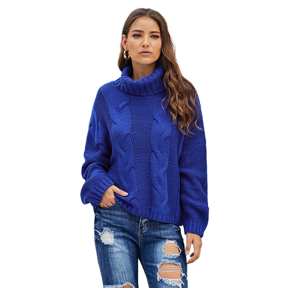 High Neck Women's Sweater