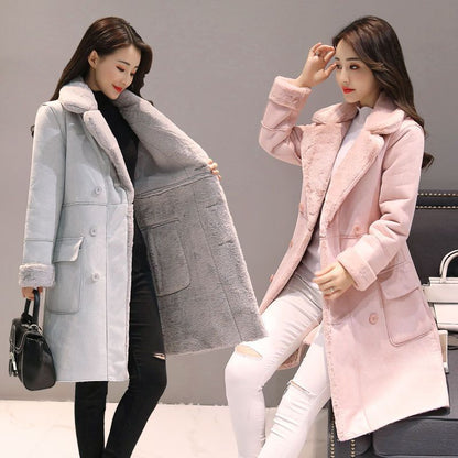 Women Lamb Wool Coat