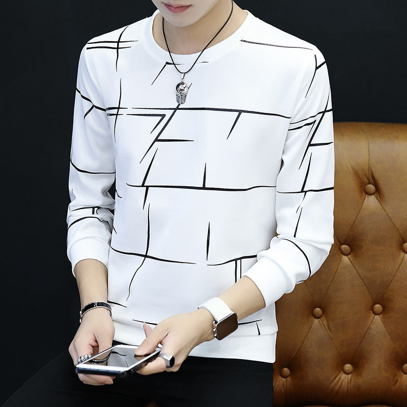Camiseta de manga larga de moda casual.