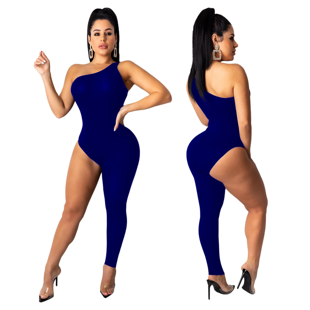 Mono asimétrico de color liso