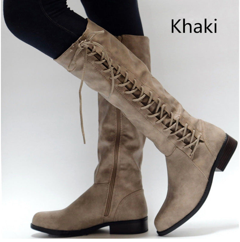 Lace Up Women's Boots
