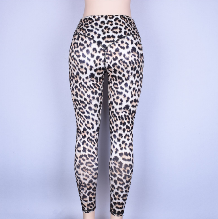 Legging léopard taille haute 