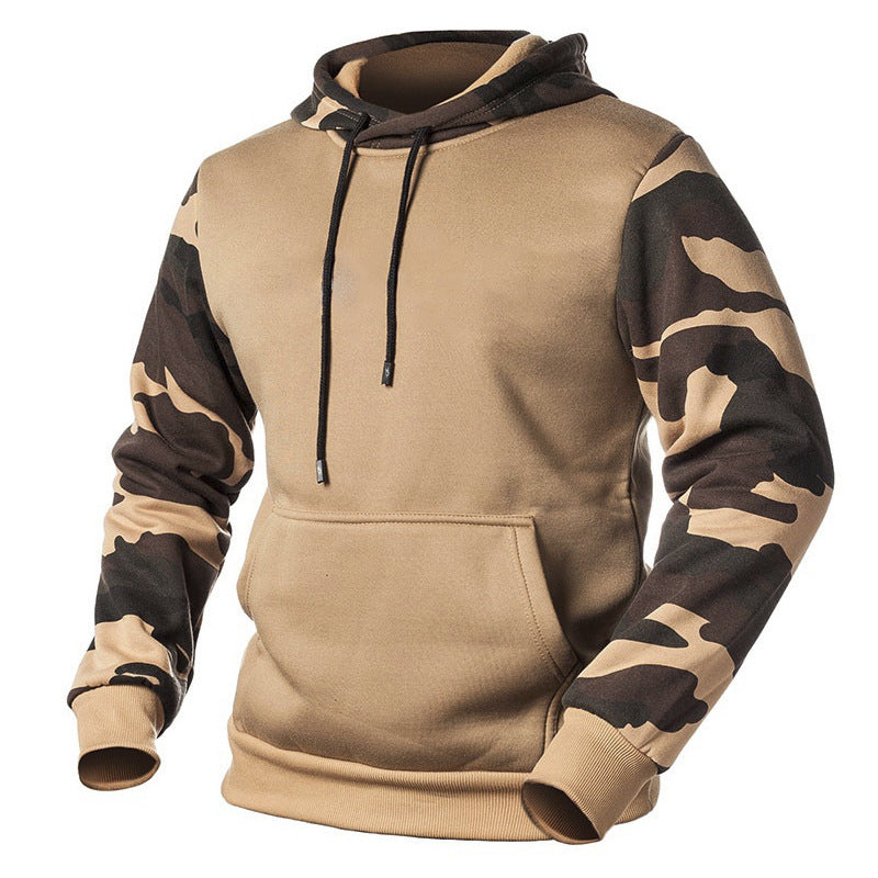 Sweat-shirt camouflage de loisirs pour hommes