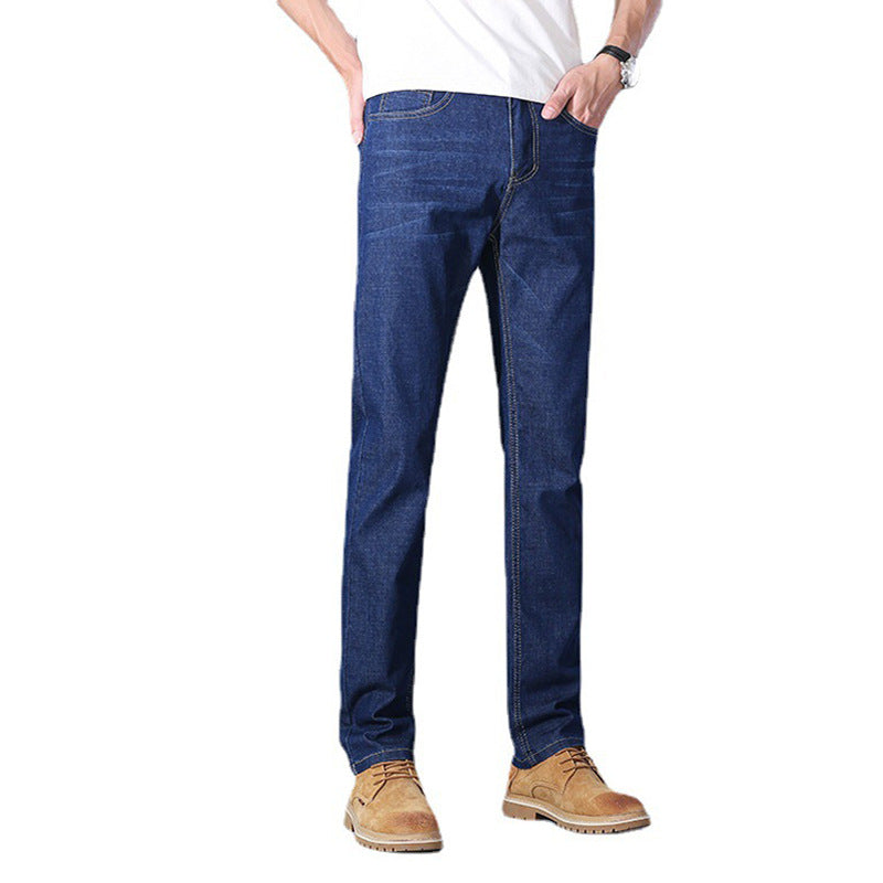 Men's Slim Business Straight Jeans