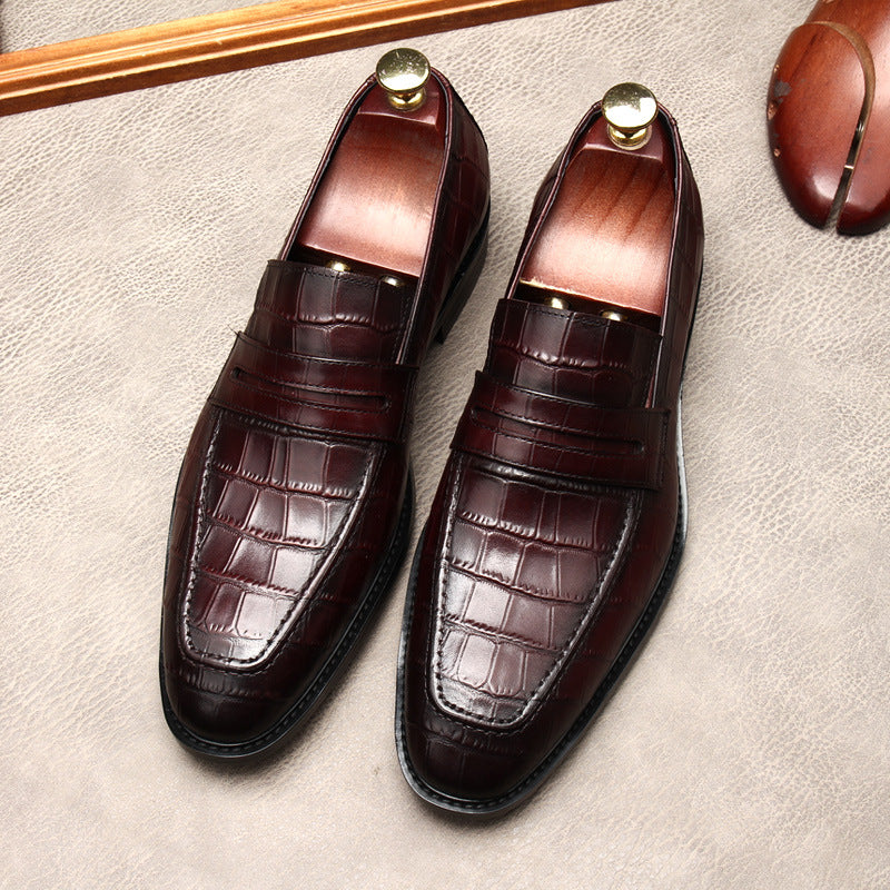 Chaussures en cuir de mode d'affaires d'hommes