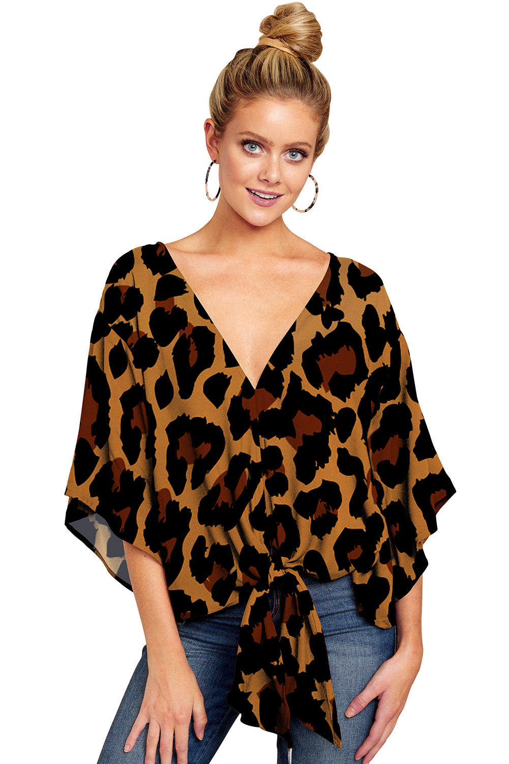 Women V Neck Blouse