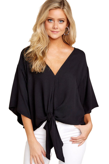 Women V Neck Blouse