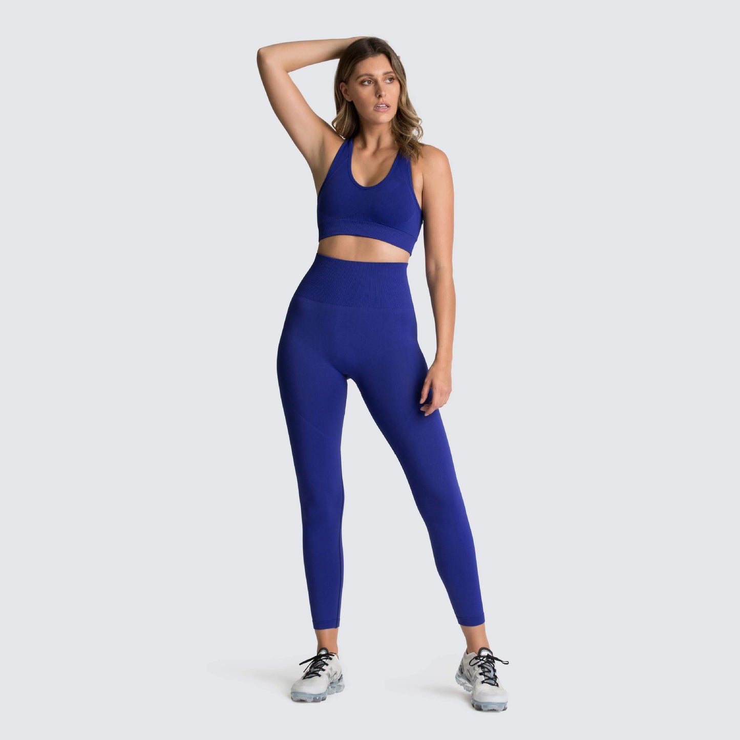 Ensemble de gymnastique sans couture Nylon Femme Sportswear