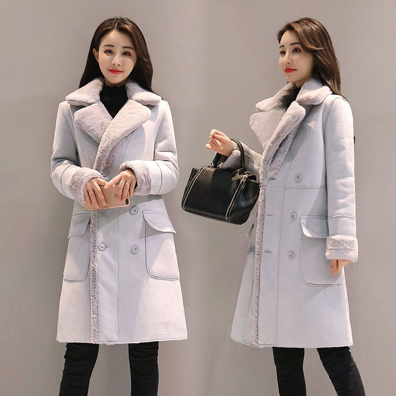 Women Lamb Wool Coat