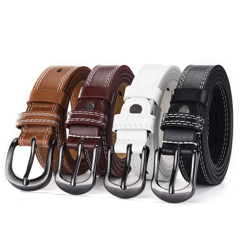 Ceinture homme et femme à deux lignes