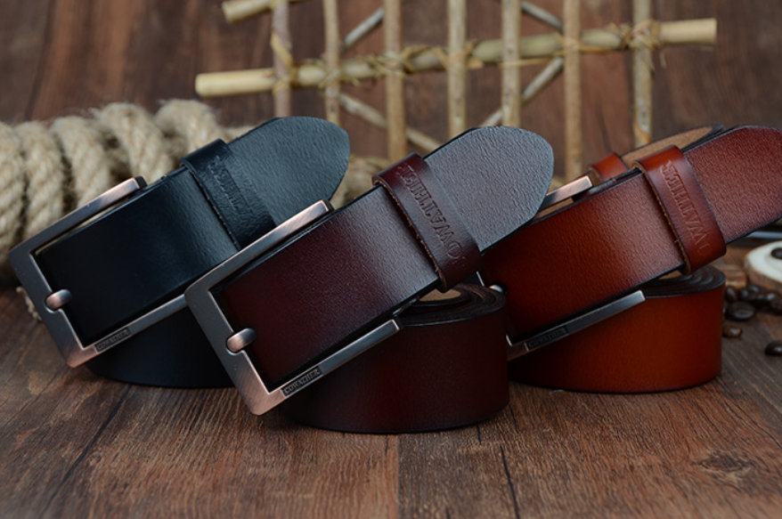 Ceinture en cuir pour hommes