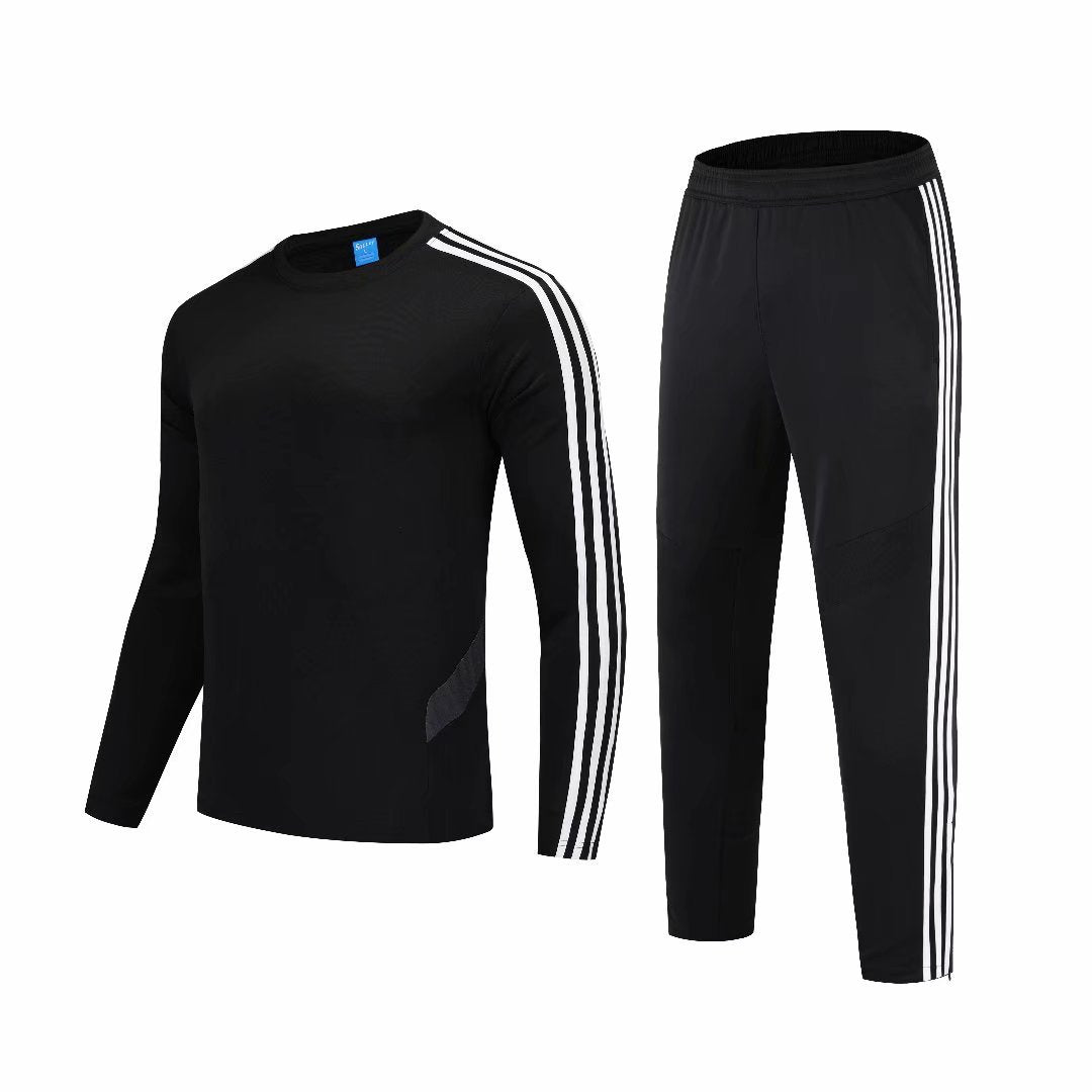 Men's slim Round Neck Casual Running Two-Piece Sport Suit