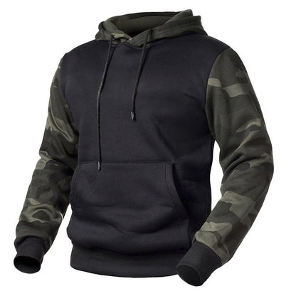 Sweat-shirt camouflage de loisirs pour hommes